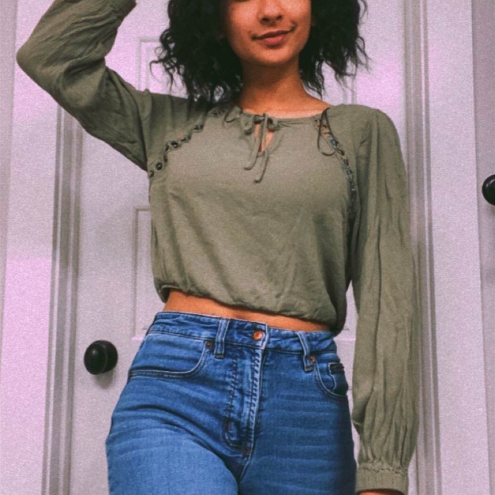 Cute Green Top
